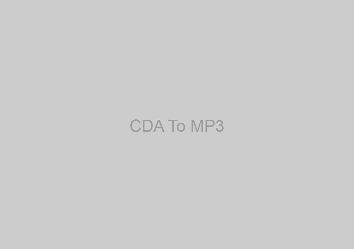 CDA To MP3